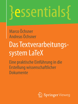 cover image of Das Textverarbeitungssystem LaTeX